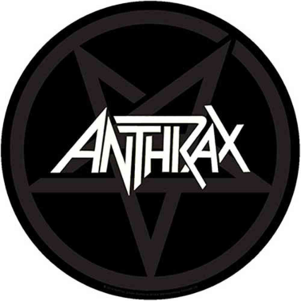 Anthrax - Pentathrax Rugpatch - Zwart